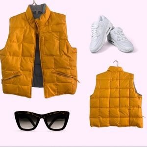 Puffer Jacket in Yellow